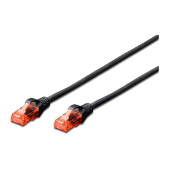 Digitus DK-1617-0025/BL cabo de rede Preto 0,25 m Cat6 U/UTP (UTP)