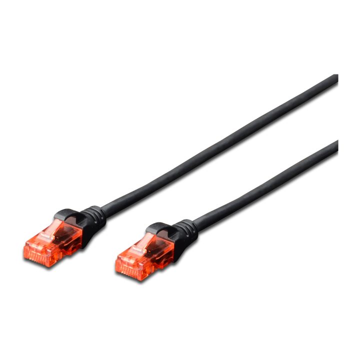 Digitus DK-1617-0025/BL Black Network Cable 0.25 m Cat6 U/UTP (UTP)