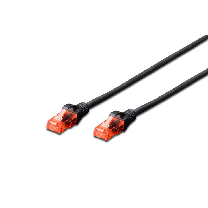 Digitus DK-1617-0025/BL Black Network Cable 0.25 m Cat6 U/UTP (UTP)