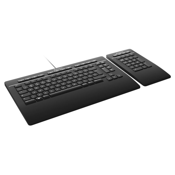 3Dconnexion Keyboard Pro with Numpad teclado de escritório USB + RF…