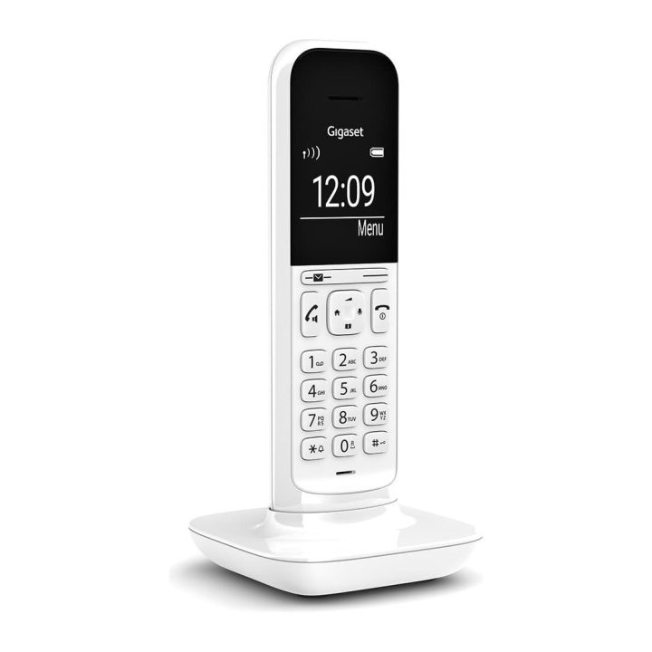 Gigaset CL390 White Cordless Landline Phone (S30852-H2902-D202)