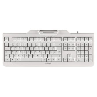 CHERRY KC 1000 SC Universal USB Keyboard QWERTY Spanish Gray