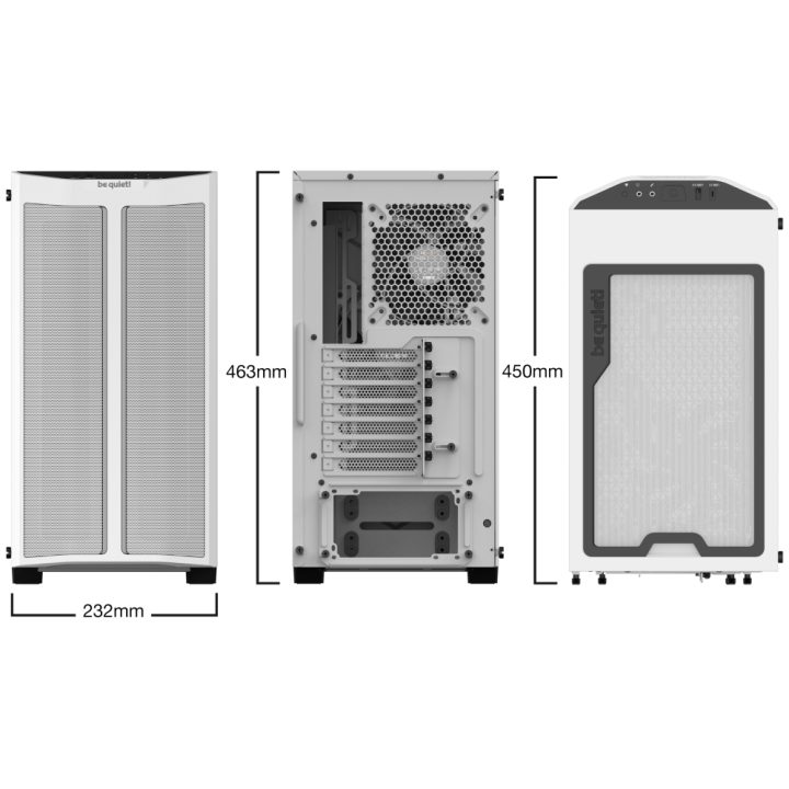 be quiet! Pure Base 500DX Midi Tower Blanco
