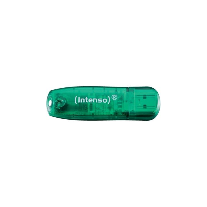Intenso Rainbow 8GB Green USB 2.0 Flash Drive (3502460)