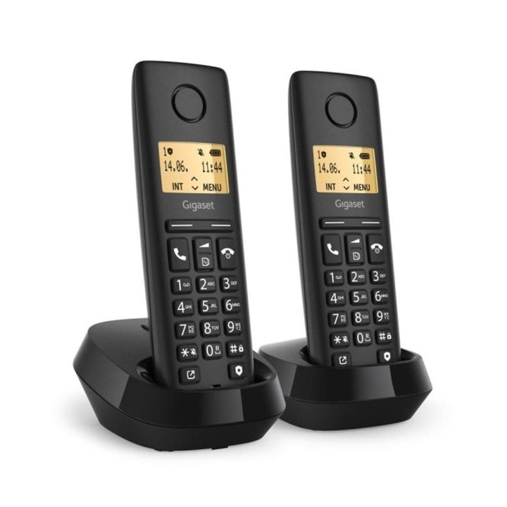 Gigaset Basic 100 Inalámbrico DECT Negro Duo (L36852-H3206-D201)