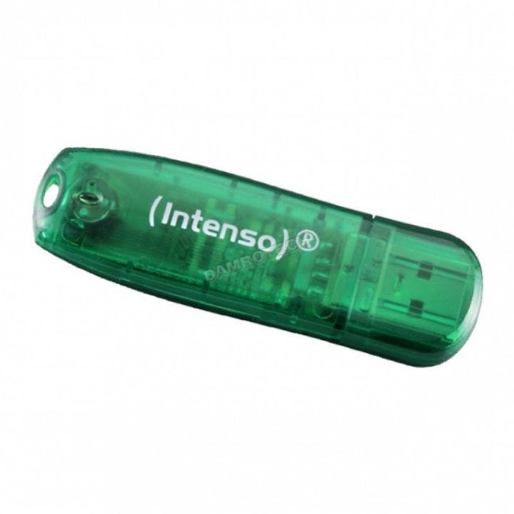 Intenso Rainbow 8GB Green USB 2.0 Flash Drive (3502460)