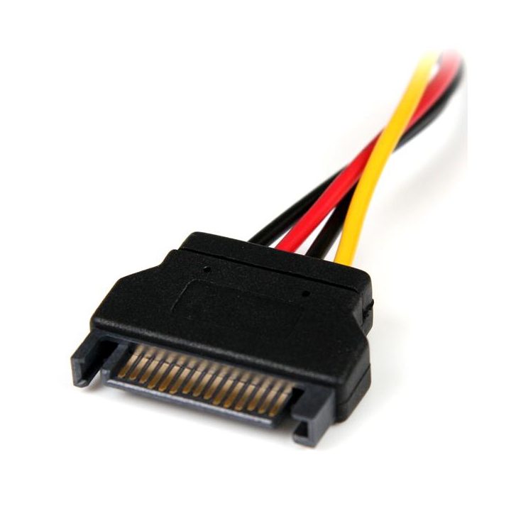 StarTech.com 15cm Power Cable Molex LP4 to SATA Adapter - Female to…