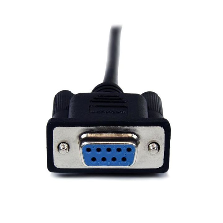 StarTech.com Cabo 1m Modem Nulo Null Série Serial DB9 Fêmea a Macho -…
