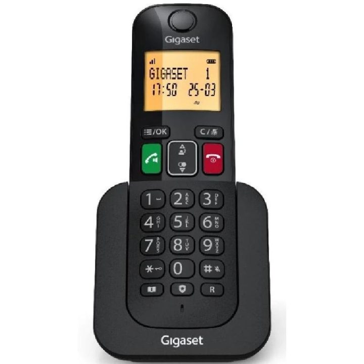 Gigaset Elemental 400 Wireless DECT Black (S30852-H3009-D201)