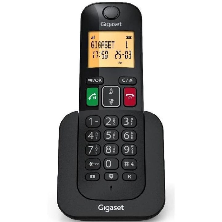Gigaset Elemental 400 Inalámbrico DECT Preto (S30852-H3009-D201)