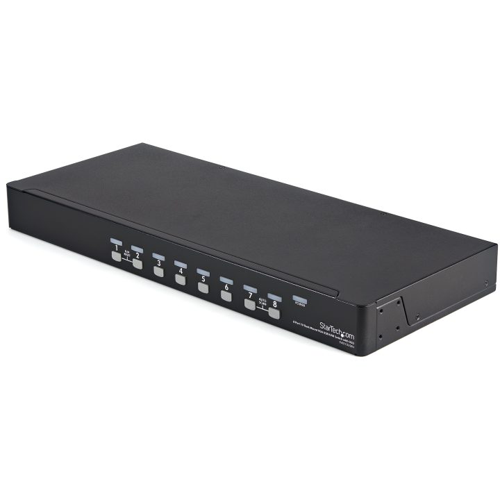 StarTech.com Comutador Switch KVM 1U OSD e Cabos 8 portas USB A Vídeo…