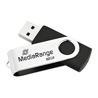 Pen drive 32GB USB 2.0 Mediarange silver-black (MR911)