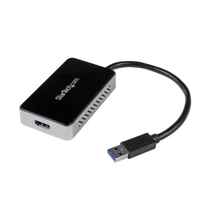 StarTech.com Adaptador USB 3.0 a HDMI con Hub USB de 1 Puerto –…