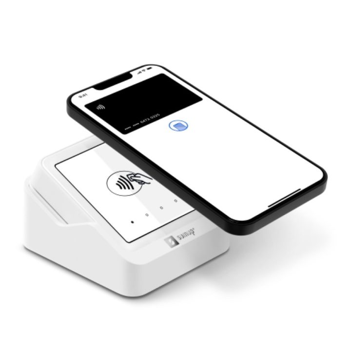 SumUp Solo leitor de cartões inteligentes Bateria Wi-Fi Branco