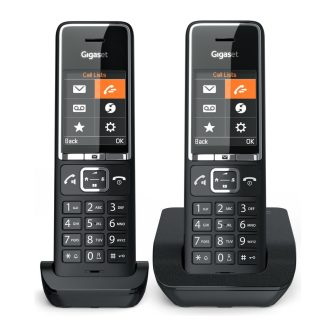 Gigaset COMFORT 550 duo Analog Phone Caller ID Black…