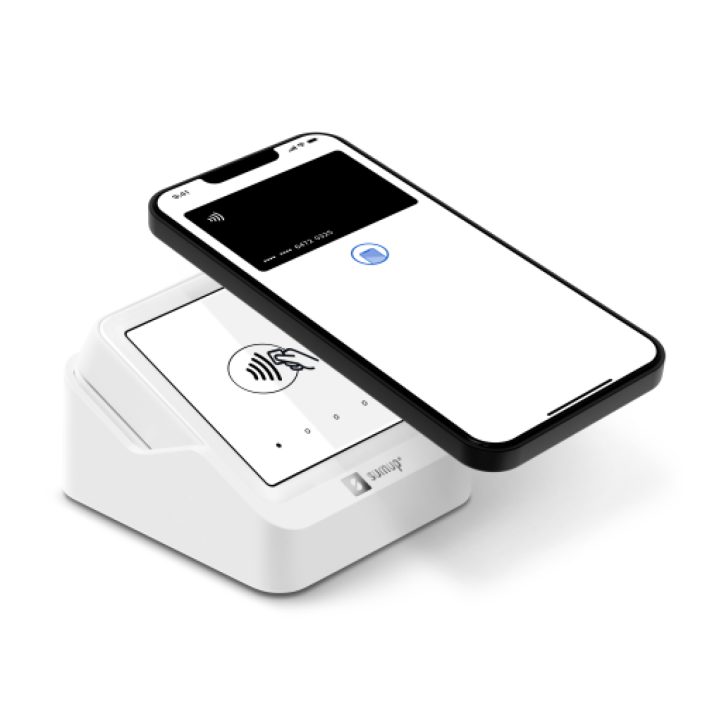 SumUp Solo leitor de cartões inteligentes Bateria Wi-Fi Branco