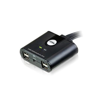 ATEN Switch de periféricos USB 2.0 de 4 x 4 puertos