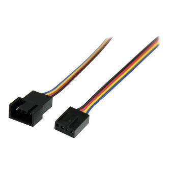 StarTech.com Cable Extensor 0,3m PWM 4 Pines Alimentación Ventilador…