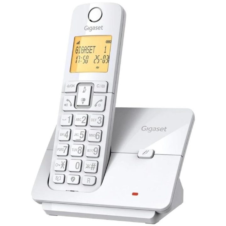 Gigaset Essential 300 Inalámbrico DECT Blanco (S30852-H3211-D202)