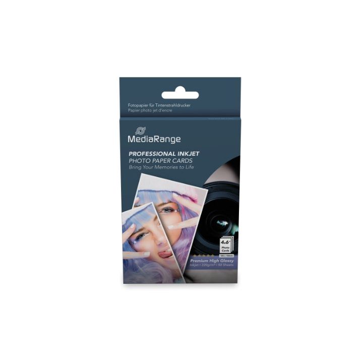 Papel fotográfico Mediarange MRINK104 A5 brilho