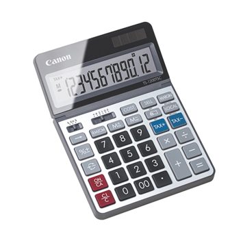 Canon TS-1200TSC Desktop Calculator Basic Calculator Metallic
