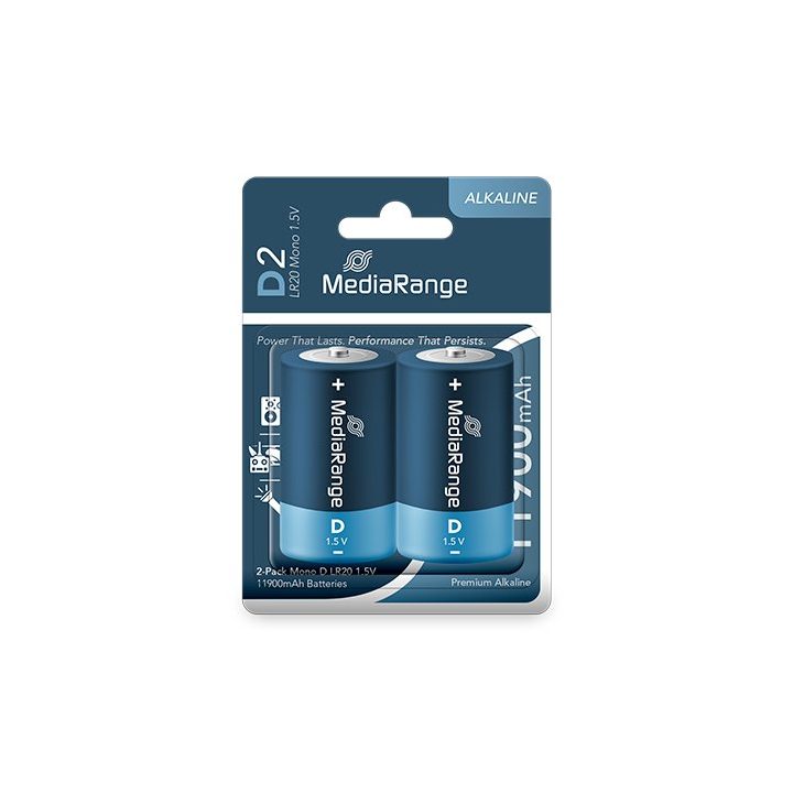 Mediarange Alkaline D Batteries (MRBAT109)