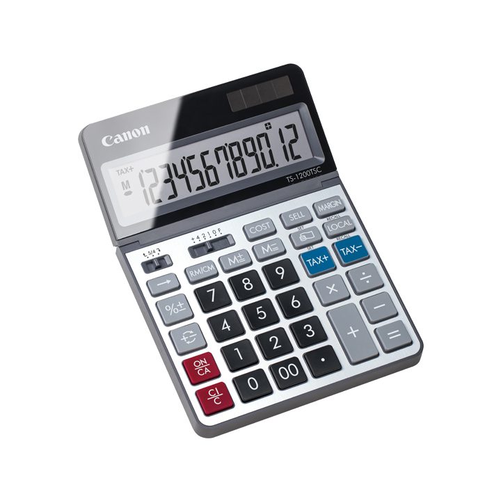 Canon TS-1200TSC Desktop Calculator Basic Calculator Metallic