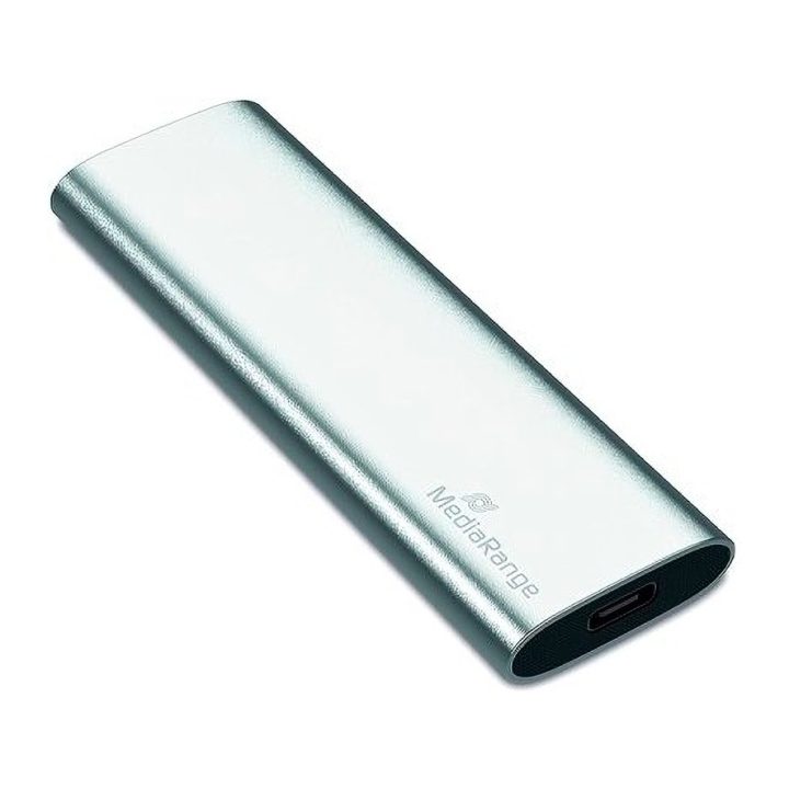 Disco externo SSD 480GB Mediarange MR1102 portátil prata