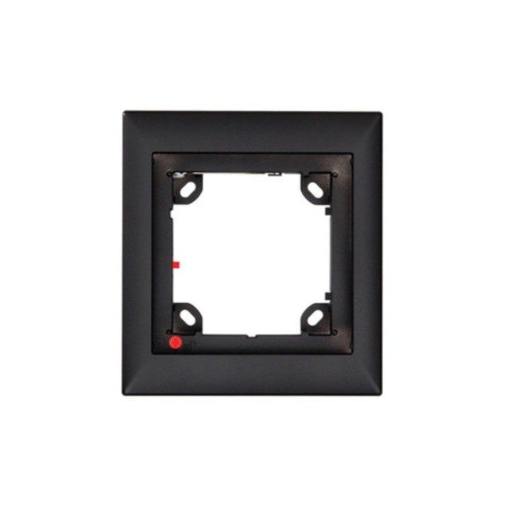 Mobotix single frame, preto (p/n:mx-opt-frame-1-ext-bl)