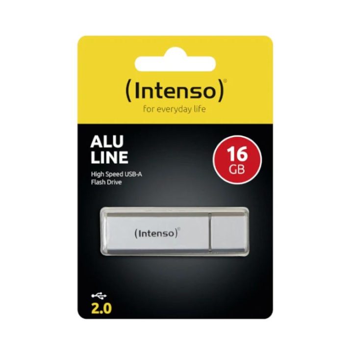 Memoria USB 2.0 Intenso 16GB alu line aluminio (3521472)
