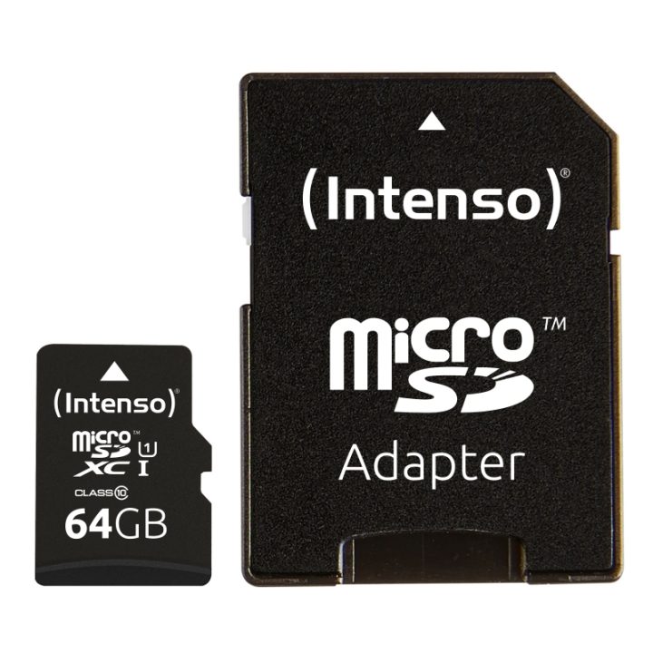 Intenso 3423490 Micro SD UHS-I Premium 64GB c/adaptador