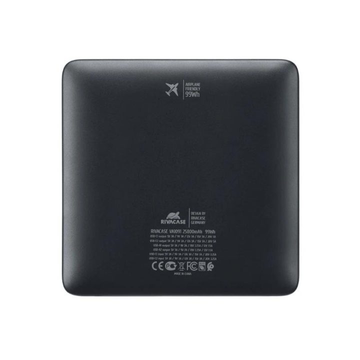 RIVACASE VA1091 powerbank 25800mAh Turbo PD 100W