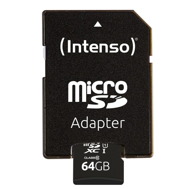 Intenso 3423490 Micro SD UHS-I Premium 64GB with Adapter