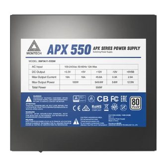 Montech APX550 ATX Power Supply