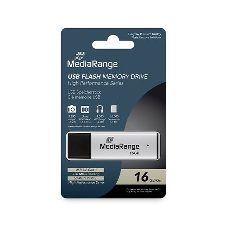 16GB USB 3.2 Flash Drive Mediarange high p. (MR1899)