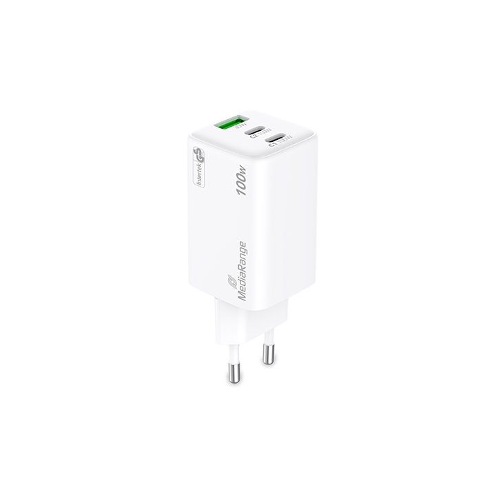 Mediarange Triple USB-A or USB-C 100W Charger (MRMA123)