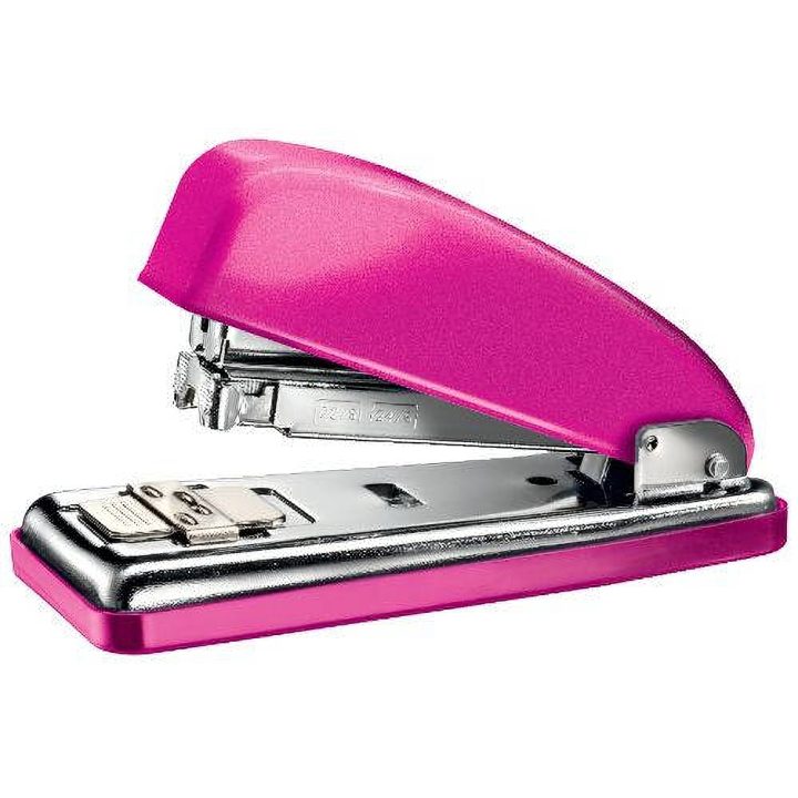 Petrus 626510 Pink Metal Desktop Stapler Model 226 Wow