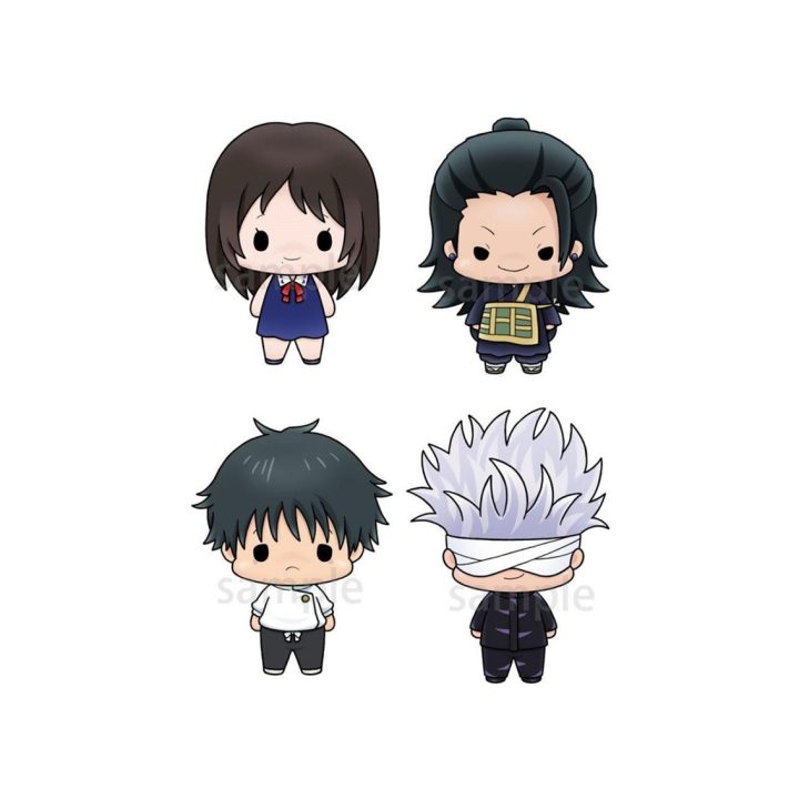 Set figuras Megahouse chokorin mascot jujutsu kaisen 0 5 cm (MR832345)