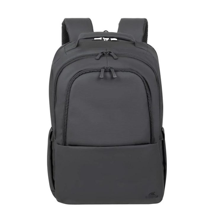 RIVACASE 8435 Tegel ECO Black Coated Laptop Backpack (8435 Black ECO)