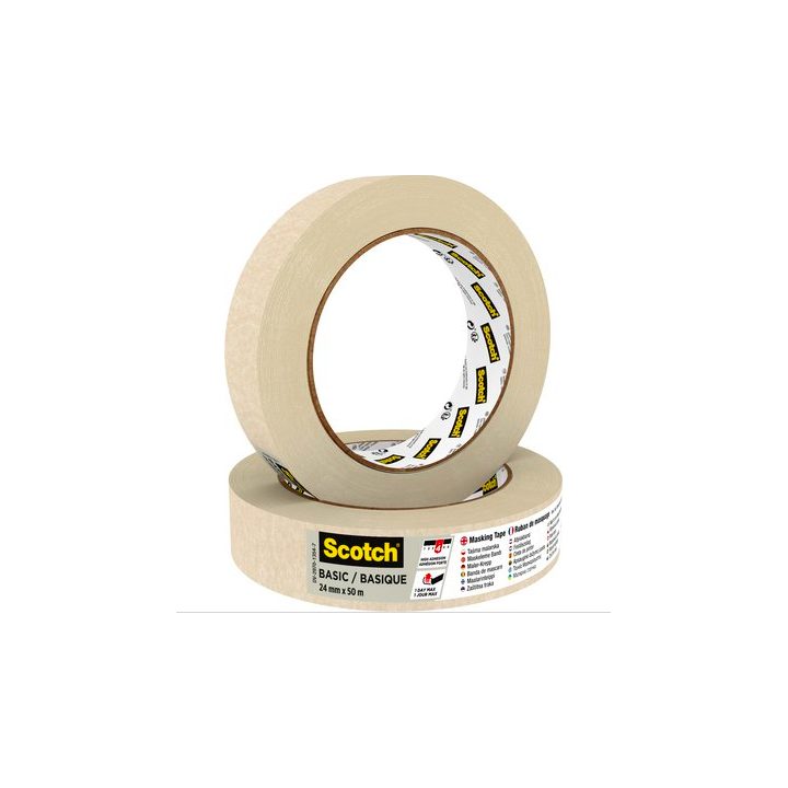 3M Scotch Abdeckband - Basic Cinta de pintor multiusos Apto para uso…