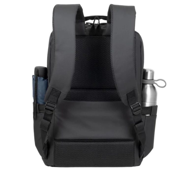 RIVACASE 8435 Tegel ECO Black Coated Laptop Backpack (8435 Black ECO)