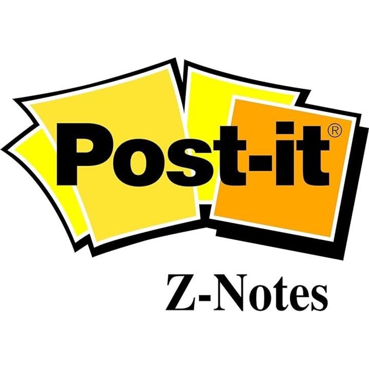 Pack of 12 Z-Notes Adhesive Note Pads 100 Sheets 76x76mm Assorted…