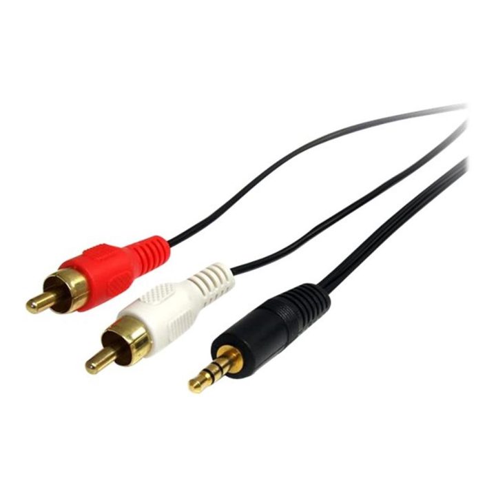 StarTech.com Mini-Jack to RCA Adapter Cable 91cm - 3.5mm Male Jack -…