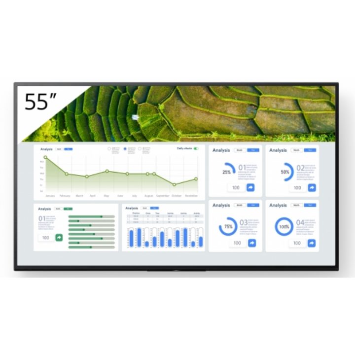 Monitor Profissional Sony Bravia 55" 4K UHD IPS (FW-55BZ30L)