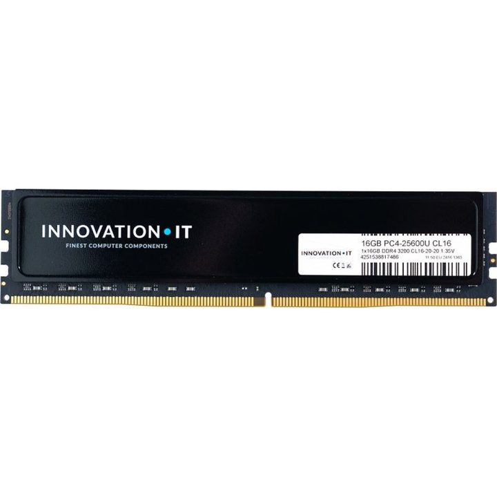 Innovation IT DDR4 16GB UDIMM 3200 RAM Memory with Heatsink (135976)