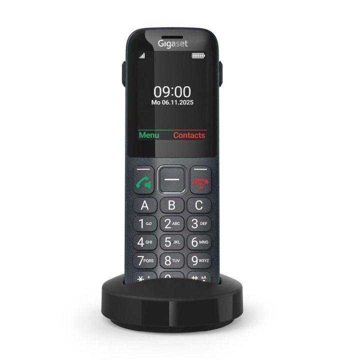 Gigaset Comfort 600 SIM 2,4" 118 g Negro, Gris (S30853-H1236-R101)