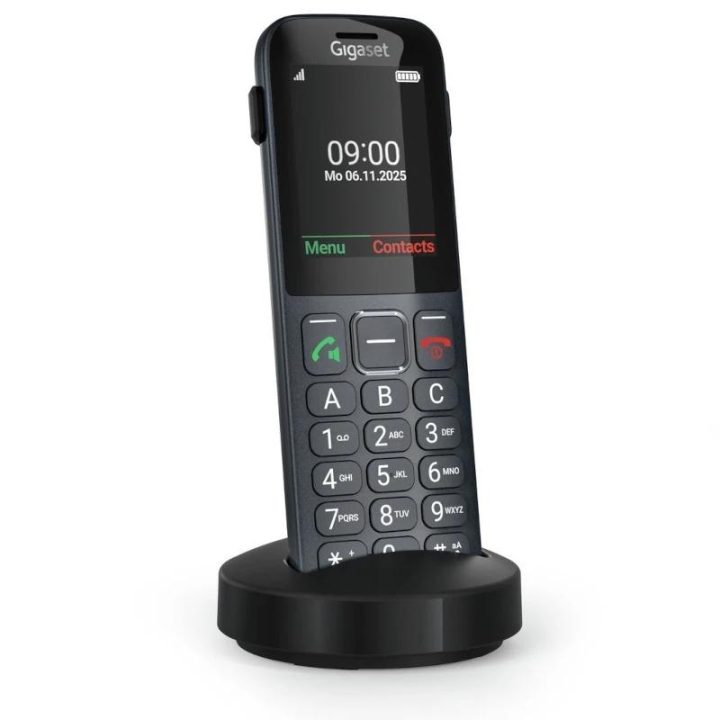 Gigaset Comfort 600 SIM 2.4" 118 g Black, Gray (S30853-H1236-R101)