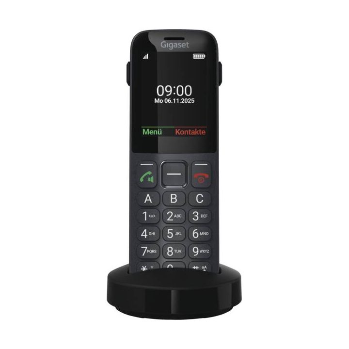 Gigaset Comfort 600 SIM 2.4" 118 g Black, Gray (S30853-H1236-R101)