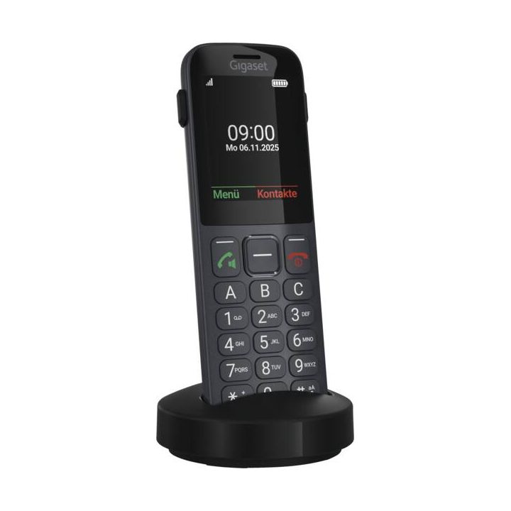Gigaset Comfort 600 SIM 2,4" 118 g Preto, Cinzento (S30853-H1236-R101)
