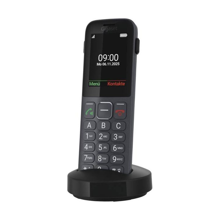 Gigaset Comfort 600 SIM 2,4" 118 g Preto, Cinzento (S30853-H1236-R101)